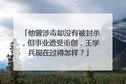 他曾涉毒却没有被封杀，但事业遭受重创，王学兵现在过得怎样？