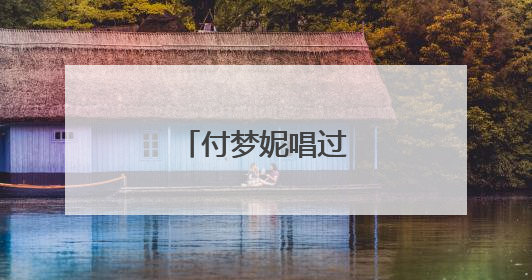 付梦妮唱过的所有歌