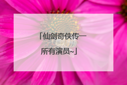 仙剑奇侠传一所有演员~