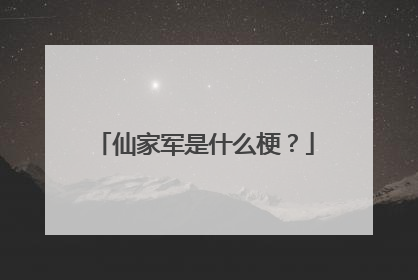 仙家军是什么梗?
