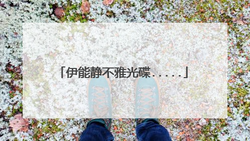 伊能静不雅光碟.....