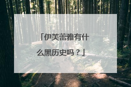 伊芙蕾雅有什么黑历史吗?