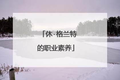 休·格兰特的职业素养