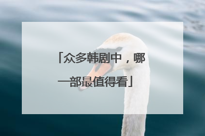 众多韩剧中,哪一部最值得看