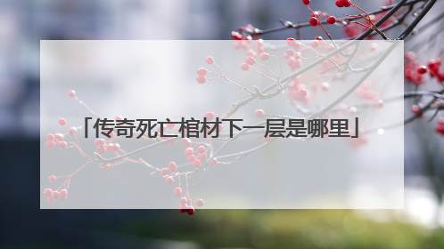 传奇死亡棺材下一层是哪里