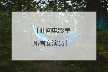 叶问电影里所有女演员