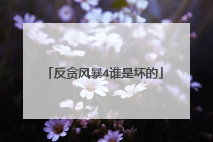 反贪风暴4谁是坏的