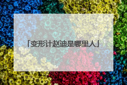 变形计赵迪是哪里人