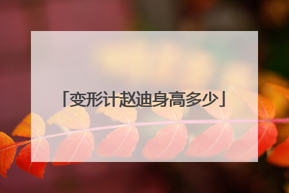 变形计赵迪身高多少
