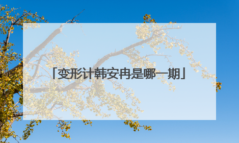 变形计韩安冉是哪一期