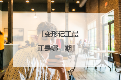 变形记王晨正是哪一期