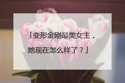 变形金刚最美女主,她现在怎么样了?