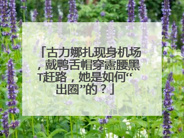 古力娜扎现身机场,戴鸭舌帽穿露腰黑T赶路,她是如何“出圈”的?