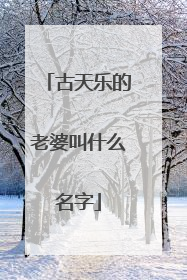 古天乐的老婆叫什么名字