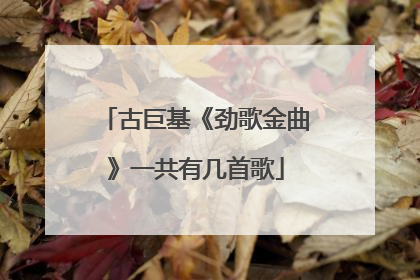 古巨基《劲歌金曲》一共有几首歌