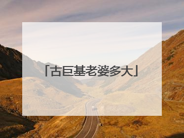 古巨基老婆多大