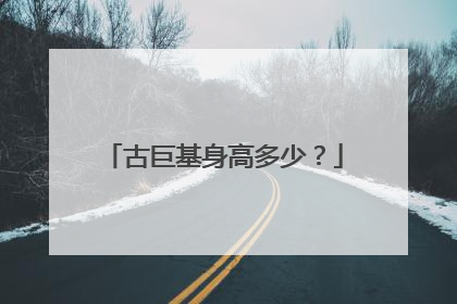 古巨基身高多少？