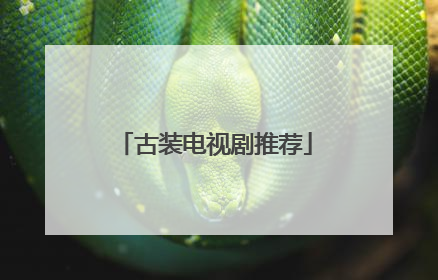 古装电视剧推荐