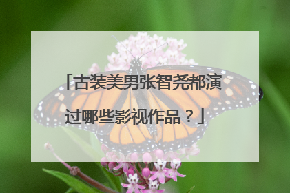 古装美男张智尧都演过哪些影视作品？