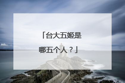 台大五姬是哪五个人?