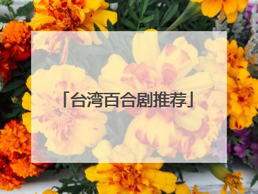 台湾百合剧推荐