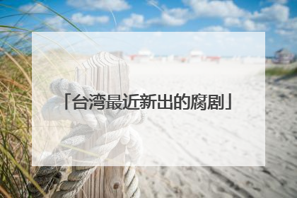 台湾最近新出的腐剧