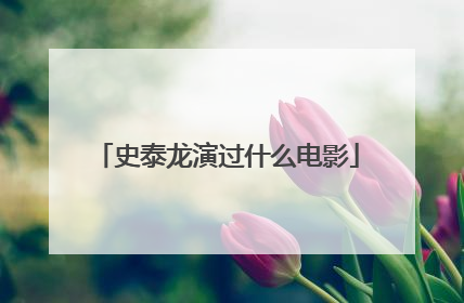 史泰龙演过什么电影