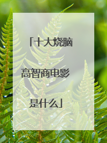 十大烧脑高智商电影是什么