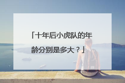 十年后小虎队的年龄分别是多大?