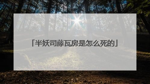 半妖司藤瓦房是怎么死的