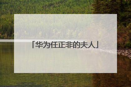 华为任正非的夫人