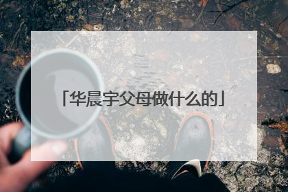 华晨宇父母做什么的