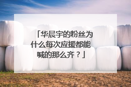 华晨宇的粉丝为什么每次应援都能喊的那么齐？