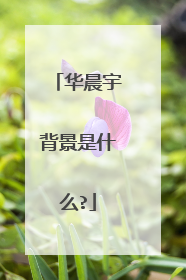 华晨宇背景是什么?