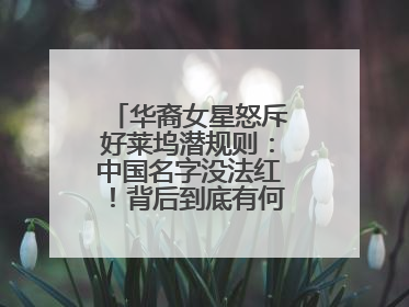 华裔女星怒斥好莱坞潜规则:中国名字没法红!背后到底有何心酸无奈?