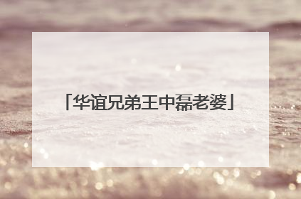 华谊兄弟王中磊老婆