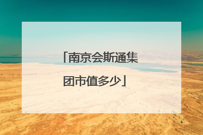 南京会斯通集团市值多少