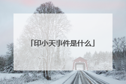 印小天事件是什么