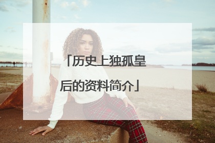 历史上独孤皇后的资料简介