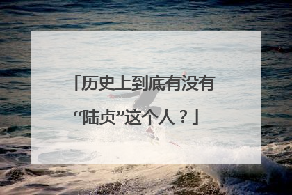 历史上到底有没有“陆贞”这个人？