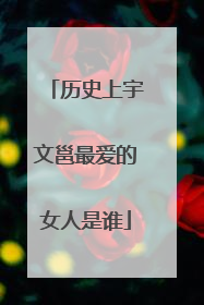 历史上宇文邕最爱的女人是谁