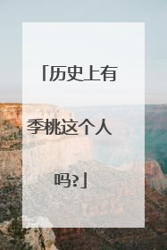 历史上有季桃这个人吗?