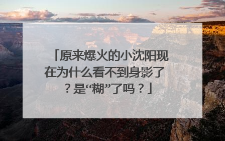 原来爆火的小沈阳现在为什么看不到身影了？是“糊”了吗？