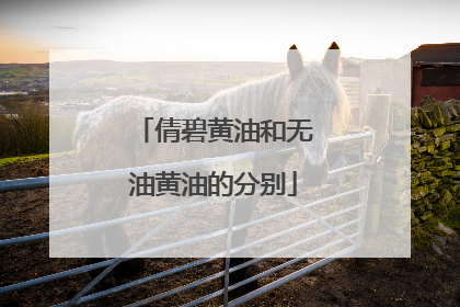 倩碧黄油和无油黄油的分别