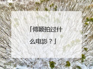 傅颖拍过什么电影？