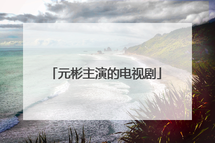 元彬主演的电视剧