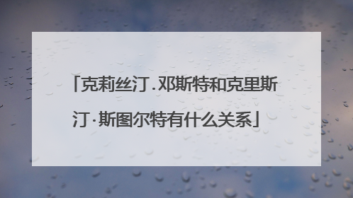 克莉丝汀.邓斯特和克里斯汀·斯图尔特有什么关系