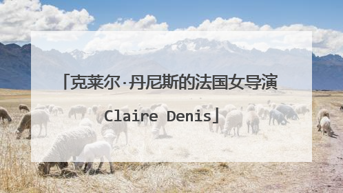 克莱尔·丹尼斯的法国女导演Claire Denis