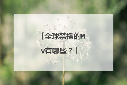 全球禁播的MV有哪些？