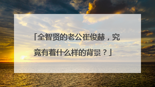 全智贤的老公崔俊赫，究竟有着什么样的背景？